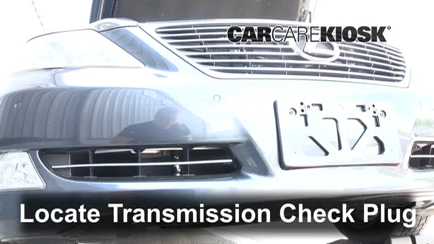 2008 Lexus LS460 4.6L V8 Transmission Fluid Add Fluid